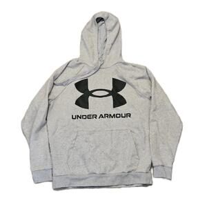 Under Armour Gray Hoodie – Medium – Loose Fit